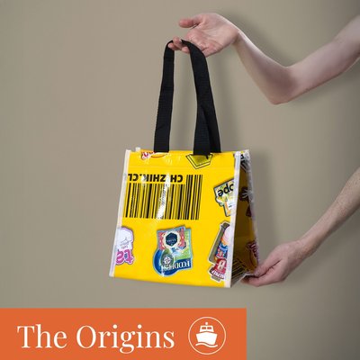 Nevera personalizada con asa y velcro