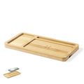 Organizador Cargador 15W USB Bambú