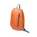 Original mochila outdoor con detalles en gris Naranja