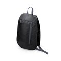 Original mochila outdoor con detalles en gris Negro