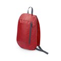 Original mochila outdoor con detalles en gris Rojo