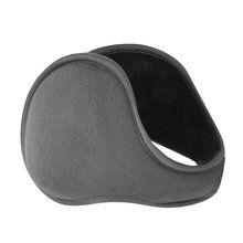 Orejera de suave poliéster ajustable Gri