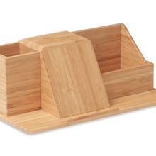Organizador con Cargador Móvil 10W Madera