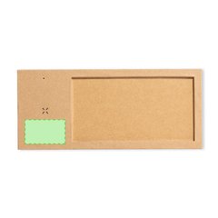 Organizador Cargador 10W Reciclado | Frontal Zona Inferior | 50 x 30