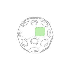Original bola antiestrés que bota | En la superficie plana | 18 x 15