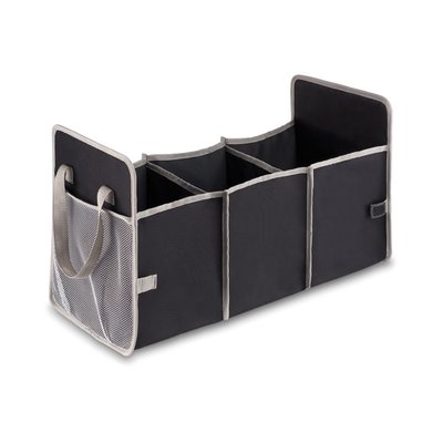 Organizador de coche plegable 60x26cm Negro