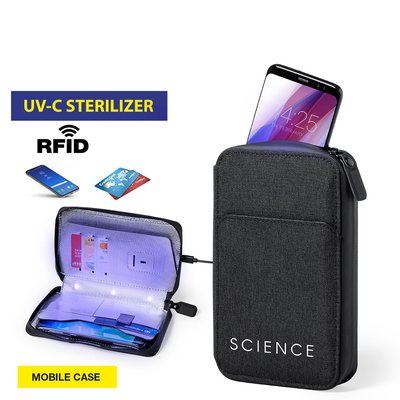 Organizador esterilizador UV personalizado con protección RFID