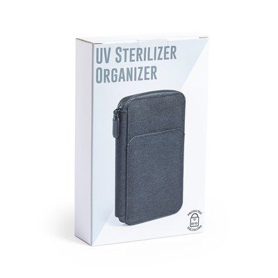 Organizador esterilizador UV personalizado con protección RFID