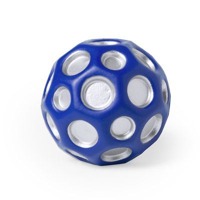 Original bola antiestrés que bota Azul