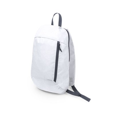 Original mochila outdoor con detalles en gris Blanco