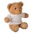 Osito de peluche con camiseta personalizable Blanco