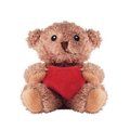 Osito de peluche con corazón rojo