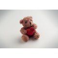 Osito de peluche con corazón rojo