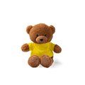 Oso de peluche con camiseta personalizable Amarillo Talla Única Infantil
