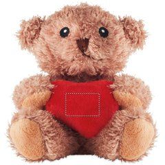 Osito de peluche con corazón rojo | HEART | 30 x 20