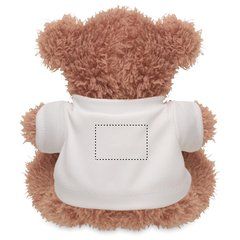 Osito de peluche médico | Trasero | 30 x 20