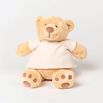 Oso vestido con camiseta de terciopelo
