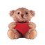 Osito de peluche con corazón rojo Rojo