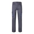 Pantalón sarga multibolsillos bicolor