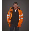 Parka alta visibilidad impermeable