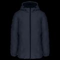 Parka con capucha y tejido hidrófugo Navy 5Xl