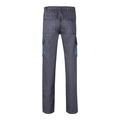 Pantalón sarga multibolsillos bicolor