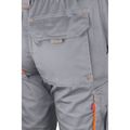 Pantalón sarga multibolsillos bicolor