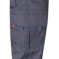 Pantalón sarga multibolsillos bicolor