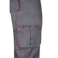 Pantalón sarga multibolsillos bicolor