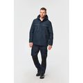 Parka impermeable con capucha y forro polar