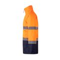 Parka con bandas reflectantes y capucha