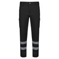Pantalón elástico bicolor