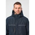Parka impermeable con capucha y forro polar