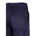 Pantalón sarga multibolsillos bicolor