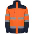 Parka Alta Visibilidad Marino/Naranja Fluor L