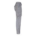 Pantalón sarga multibolsillos bicolor
