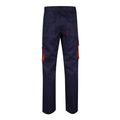 Pantalón sarga multibolsillos bicolor