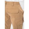 Pantalón multibolsillos algodón elastano envejecido