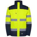 Parka Alta Visibilidad Marino/Amarillo Fluor M