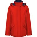 Parka impermeable para mujer Rojo Xl