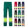 Pantalón multibolsillos con bandas reflectantes