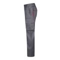Pantalón sarga multibolsillos bicolor