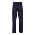 Pantalón sarga multibolsillos bicolor