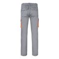 Pantalón sarga multibolsillos bicolor