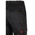 Pantalón sarga multibolsillos bicolor