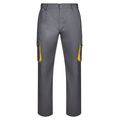 Pantalón sarga multibolsillos bicolor