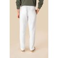 Pantalón de lino con cordón y bolsillos