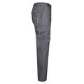 Pantalón sarga multibolsillos bicolor
