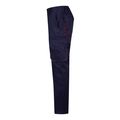 Pantalón sarga multibolsillos bicolor