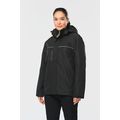 Parka impermeable con capucha y forro polar